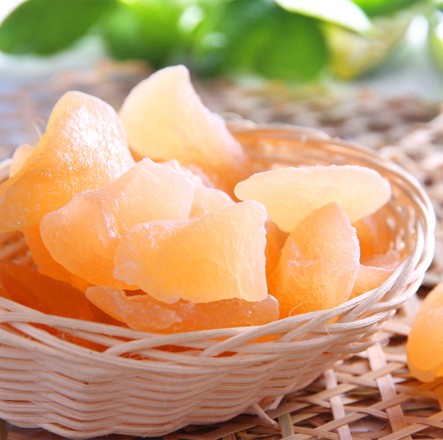 果脯蜜饯原罐装白桃干