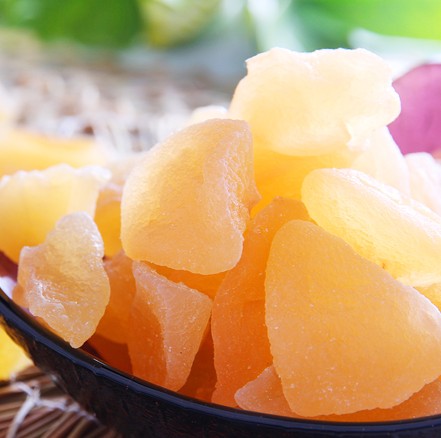 果脯蜜饯原罐装白桃干