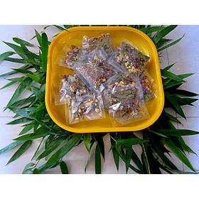 葛花合欢花茉莉花组合