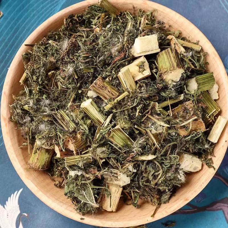 干净无杂野茼蒿草蒿泡茶