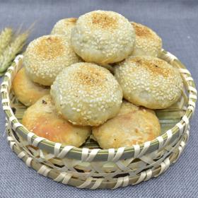 黄潭饼子手工酥饼芝麻馅