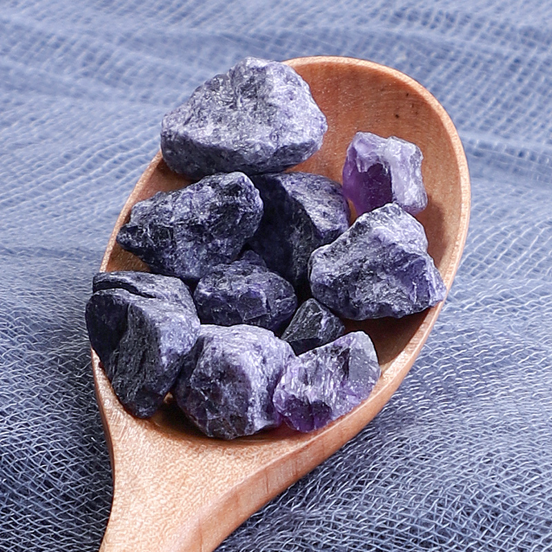 特级紫英石萤石紫萤石锻煅紫石英粉原石